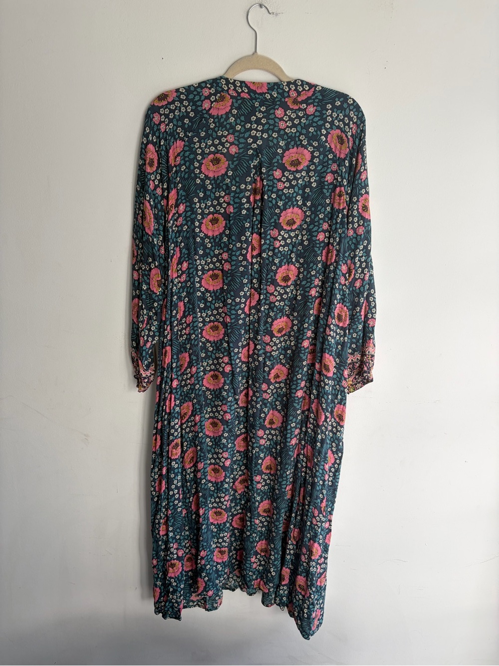 NATALIE MARTIN Floral Caftan Maxi Dress Size Medium - Picture 6 of 6